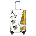 thumbnail image 1 of Yiaed Gnome Sweet Honey Print Travel Luggage Cover Suitcase Protector Fits 18-32 Inch Luggage Wheel Covers Patterned Elastic Luggage Anti-scratch（No luggage）-Large, 1 of 5