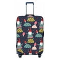 thumbnail image 1 of Yiaed Gnome With Mushroom Print Travel Luggage Cover Suitcase Protector Fits 18-32 Inch Luggage Wheel Covers Patterned Elastic Luggage Anti-scratch（No luggage）-Small, 1 of 5