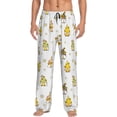 thumbnail image 1 of Yiaed Gnome With Sunflower Print Men's Lounge Pants, Loose PJ Bottoms, Long Pajama Pants for Men-Large, 1 of 5