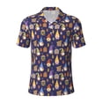 thumbnail image 1 of Yiaed Gnomes And HousesPrint Men's Short Sleeve Polo Shirt,Golf Polo for Men Three-Button Golf Shirt Athletic Casual Collared T-Shirt- Medium, 1 of 7