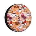 thumbnail image 1 of Yiaed Gnomes With Coffee Print Print Tire Wheel Cover, tire covers for trailers,rv wheel covers,rv tire covers, camper tire covers,tire covers for cars-16 inch, 1 of 6
