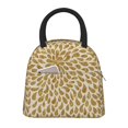 thumbnail image 1 of Yiaed Gold Drops Print Lunch Bag Adult Insulated Lunch Box, Leakproof Cooler Food Lunch Containers Reusable High Capacity Lunch Tote Bags-One Size, 1 of 6