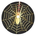 thumbnail image 1 of Yiaed Gold Spider On The Web Print Christmas Tree Skirt , Tree SkirtsTree Mat for Christmas Winter Holiday Indoor Decorations-48", 1 of 7