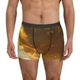 thumbnail image 1 of Yiaed Golden Pig Cloud Fantasy Print Men's Soft Cotton Boxer Shorts Breathable Boxers Underwear Moisture-Wicking Underwear Stretch Boxer Briefs for Man-Small, 1 of 5