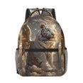 thumbnail image 1 of Yiaed Golden White Tiger Print School Backpack College Backpack Daypacks for Students High School Spacious and Durable Daypack for Work and Travel-One Size, 1 of 6