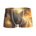 thumbnail image 1 of Yiaed Golden Winged White Horse Print Boys' Boxer Briefs Cotton Casual Stretch Comfort Boys Boxers - Kids Boxer Briefs Underwear for Boys (6-18)-XX-Small, 1 of 5