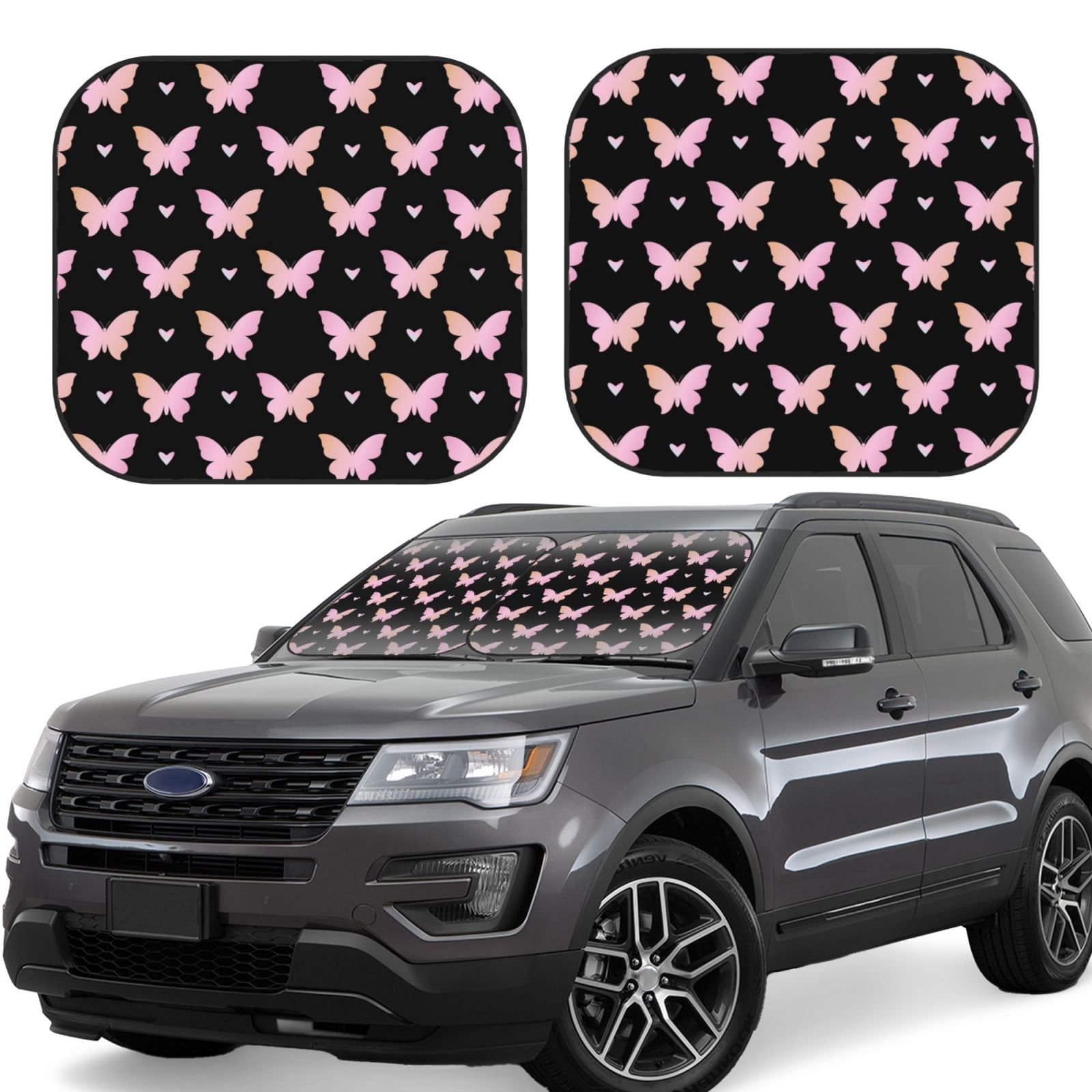 Bug Print Pattern Car Sun Shade main image 1