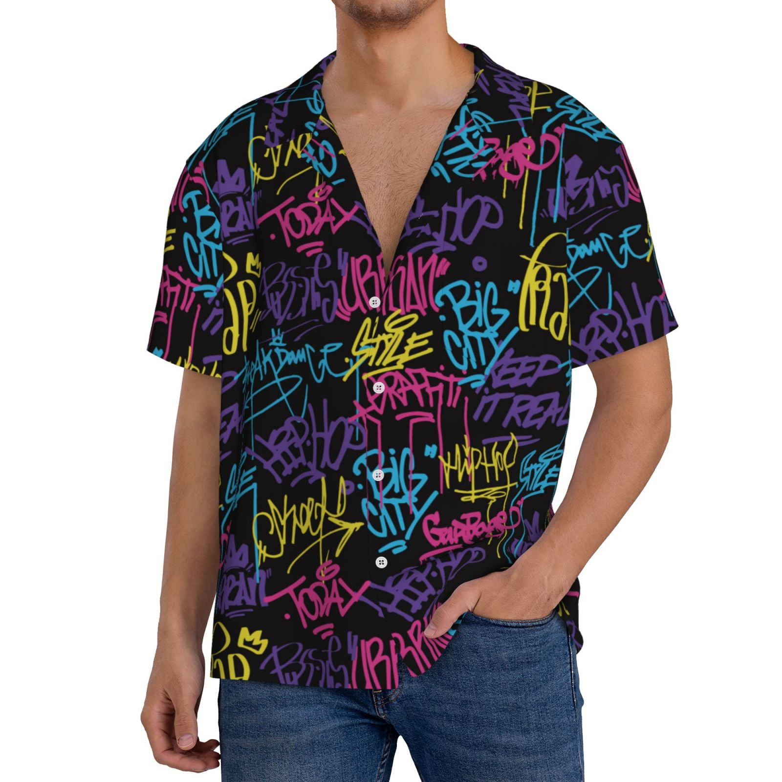graffiti dress shirt Bertigo Shirt | Karter Graffiti Shirt