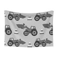 thumbnail image 1 of Yiaed Gray Tractor Print Dog Blankets-Cat Blanket Washable for Couch Protection,Puppy Blanket, Soft Plush Reversible Throw Furniture Protector-Large, 1 of 8