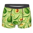 thumbnail image 1 of Yiaed Green Avocado Print Men's Soft Cotton Boxer Shorts Breathable Boxers Underwear Moisture-Wicking Underwear Stretch Boxer Briefs for Man-Large, 1 of 5