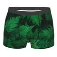 thumbnail image 1 of Yiaed Green Leave Fern Print Men's Soft Cotton Boxer Shorts Breathable Boxers Underwear Moisture-Wicking Underwear Stretch Boxer Briefs for Man-Medium, 1 of 5