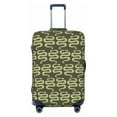 thumbnail image 1 of Yiaed Green Snake Print Travel Luggage Cover Suitcase Protector Fits 18-32 Inch Luggage Wheel Covers Patterned Elastic Luggage Anti-scratch（No luggage）-Small, 1 of 5