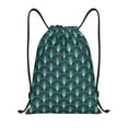 thumbnail image 1 of Yiaed Green Vintage Peacock Print Drawstring Bags Drawstring Backpack Bulk String Back Pack Gym Sport Bag-Small, 1 of 5