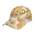 thumbnail image 1 of Yiaed Groovy Floral Print Cap Adjustable Size for Running Workouts and Outdoor Activities All Seasons, 1 of 5