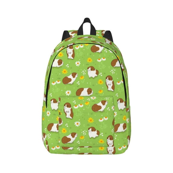Yiaed Guinea Pigs Print Backpack, Premium Laptop Backpack, Travel Backpack for Women, Lightweight Backpacks, Comfortable Back Pack-Small