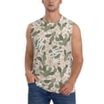 thumbnail image 1 of Yiaed Halloween Cactus Print Men's Singlet Vests Summer Running Muscle Tank Tops Gym Undershirt Round Neck Sleeveless for man, 1 of 5