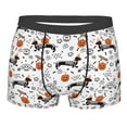 thumbnail image 1 of Yiaed Halloween Dachshund Print Men's Soft Cotton Boxer Shorts Breathable Boxers Underwear Moisture-Wicking Underwear Stretch Boxer Briefs for Man-Medium, 1 of 5