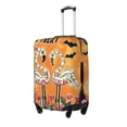 thumbnail image 1 of Yiaed Halloween Flamingos Print Travel Luggage Cover Suitcase Protector Covers Elastic Luggage Anti-scratch(No luggage included）-Large, 1 of 7