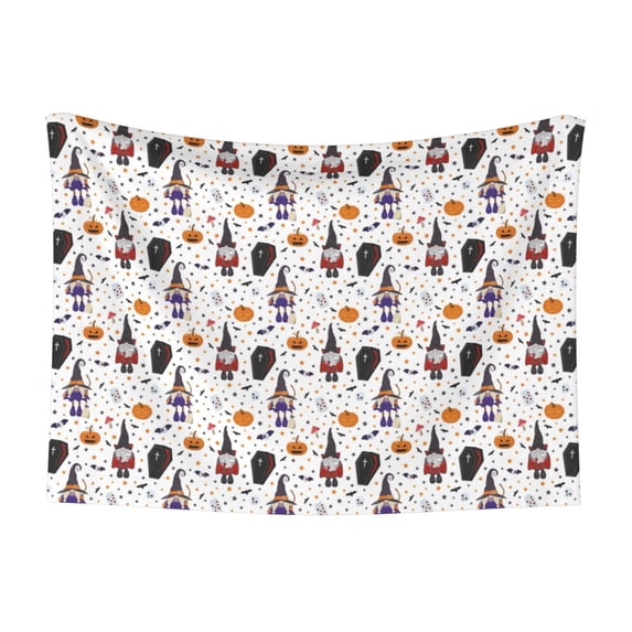 Yiaed Halloween Gnome Print Dog Blankets-Cat Blanket Washable for Couch Protection,Puppy Blanket, Soft Plush Reversible Throw Furniture Protector-Small