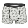 thumbnail image 1 of Yiaed Hand Drawn Squirrel Print Men's Soft Cotton Boxer Shorts Breathable Boxers Underwear Moisture-Wicking Underwear Stretch Boxer Briefs for Man-XX-Large, 1 of 5