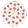 thumbnail image 1 of Yiaed Hand Drawn Strawberry Print Christmas Tree Skirt , Tree SkirtsTree Mat for Christmas Winter Holiday Indoor Decorations-30", 1 of 7