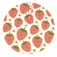 thumbnail image 1 of Yiaed Hand Drawn Strawberry Print Christmas Tree Skirt , Tree SkirtsTree Mat for Christmas Winter Holiday Indoor Decorations-48", 1 of 7