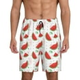 thumbnail image 1 of Yiaed Hand Drawn Watermelon for Men's Soft Sleep Pajama Short Lounging Pajama Shorts-XX-Large, 1 of 8