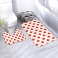 thumbnail image 1 of Yiaed Happy Canada Day Print Bathroom Mat Set 2 Pieces Mat Anti-Skid Pad Ultra Soft and Absorbent Bathroom Bath Mat Contour Bath Rugs for Toilet Base, 1 of 6
