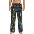 thumbnail image 1 of Yiaed Happy Father Day Print Men's Lounge Pants, Loose PJ Bottoms, Long Pajama Pants for Men-X-Large, 1 of 5