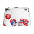 thumbnail image 1 of Yiaed Happy Independence Day Gnome Print Boys' Boxer Briefs Cotton Casual Stretch Comfort Boys Boxers - Kids Boxer Briefs Underwear for Boys (6-18)-X-Small, 1 of 5