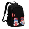 thumbnail image 1 of Yiaed Happy Independence Day Gnome Print Laptop Backpack,Business Travel Durable Laptops Backpack with USB Charging Port,Water Resistant College Computer Bag, 1 of 5