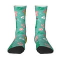 thumbnail image 1 of Yiaed Happy Summer Print Great elasticity Crew Socks Sports socks for Men and Women, 1 of 5