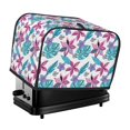thumbnail image 1 of Yiaed Hawaiian Style Print Two Slice Bread Machine Cover, Universal Size Kitchen Appliance Cover for Bread Machine,Bread Machine Cover, 1 of 1