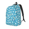 thumbnail image 1 of Yiaed Healthy And Ill White Teeth Print Print Laptop Backpack Travel Canvas Backpack Vintage Aesthetic Backpack for School Knapsack Backpack Backpack for School-Medium, 1 of 5