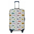 thumbnail image 1 of Yiaed Hello Print Travel Luggage Cover Suitcase Protector Fits 18-32 Inch Luggage Wheel Covers Patterned Elastic Luggage Anti-scratch（No luggage）-Large, 1 of 5
