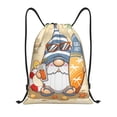 thumbnail image 1 of Yiaed Hello Summer Cute Gnome Print Drawstring Bags Drawstring Backpack Bulk String Back Pack Gym Sport Bag-Small, 1 of 5