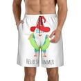 thumbnail image 1 of Yiaed Hello Summer Gnome 2 Print Men's Swim Trunks with Lining Quick Dry Sports Shorts Beach Shorts Boardshorts-Large, 1 of 5