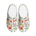 thumbnail image 1 of Yiaed Hello Summer2 Print Slippers Fuzzy Warm Cozy Slippers Non Slip House Slippers For Indoor Outdoor Slippers House Slippers-11, 1 of 7