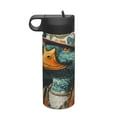 thumbnail image 1 of Yiaed Hip-Hop Duck Print Water Bottle with Straw Lid, Stainless Steel Double Wall Insulated Water Bottle | Leak-Proof and Spill-Proof Water Bottle, 1 of 8