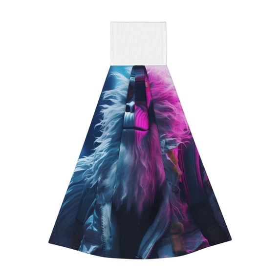 Yiaed Hip-Hop Glasses Gorilla Print Coral Velvet Wipes Absorbent Wipes Cleaning Cloths Household Table and Dish Wiping Cloths