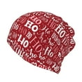 thumbnail image 1 of Yiaed Ho Funny Christmas Print Multifunction Beanie Hats for Women Men Slouchy Knit Beanie Hat Winter Hat Scarf Stretch Skull Cap, 1 of 8