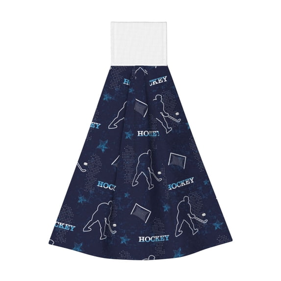 Yiaed Hockey Players Print Coral Velvet Wipes Absorbent Wipes Cleaning Cloths Household Table and Dish Wiping Cloths