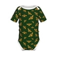 thumbnail image 1 of Yiaed Hohey Bee Print Infant Climbing Short Sleeve Onesie One-Piece Baby Bodysuit Clothes 0-12 Months -2 Years, 1 of 6