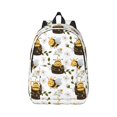 thumbnail image 1 of Yiaed Honey Bee Insect Print Backpack, Premium Laptop Backpack, Travel Backpack for Women, Lightweight Backpacks, Comfortable Back Pack-Small, 1 of 7
