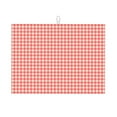 thumbnail image 1 of Yiaed Houndstooth With Red And White Print Highly Absorbent Microfiber Kitchen Counter Mat, Dish Drying Pad for Dishes, Utensils, Pots and Pans, Large 18" x 24", 1 of 7