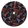 thumbnail image 1 of Yiaed Humming Bird And Tropical Flowers Print Christmas Tree Skirt , Tree SkirtsTree Mat for Christmas Winter Holiday Indoor Decorations-30", 1 of 7