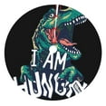 thumbnail image 1 of Yiaed Hungry Tyrannosaurus Print Christmas Tree Skirt , Tree SkirtsTree Mat for Christmas Winter Holiday Indoor Decorations-48", 1 of 7