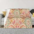 thumbnail image 1 of Yiaed Indian Paisley 1 Print Blanket Throw Blanket Soft Cozy Flannel Blanket for Home Bed Sofa Couch Chair-80"x60", 1 of 6