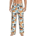 thumbnail image 1 of Yiaed Industrial Transportations Print Men's Lounge Pants, Loose PJ Bottoms, Long Pajama Pants for Men-Small, 1 of 5
