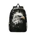 thumbnail image 1 of Yiaed Ink Style Bald Eagle Print Backpack, Premium Laptop Backpack, Travel Backpack for Women, Lightweight Backpacks, Comfortable Back Pack-Small, 1 of 7